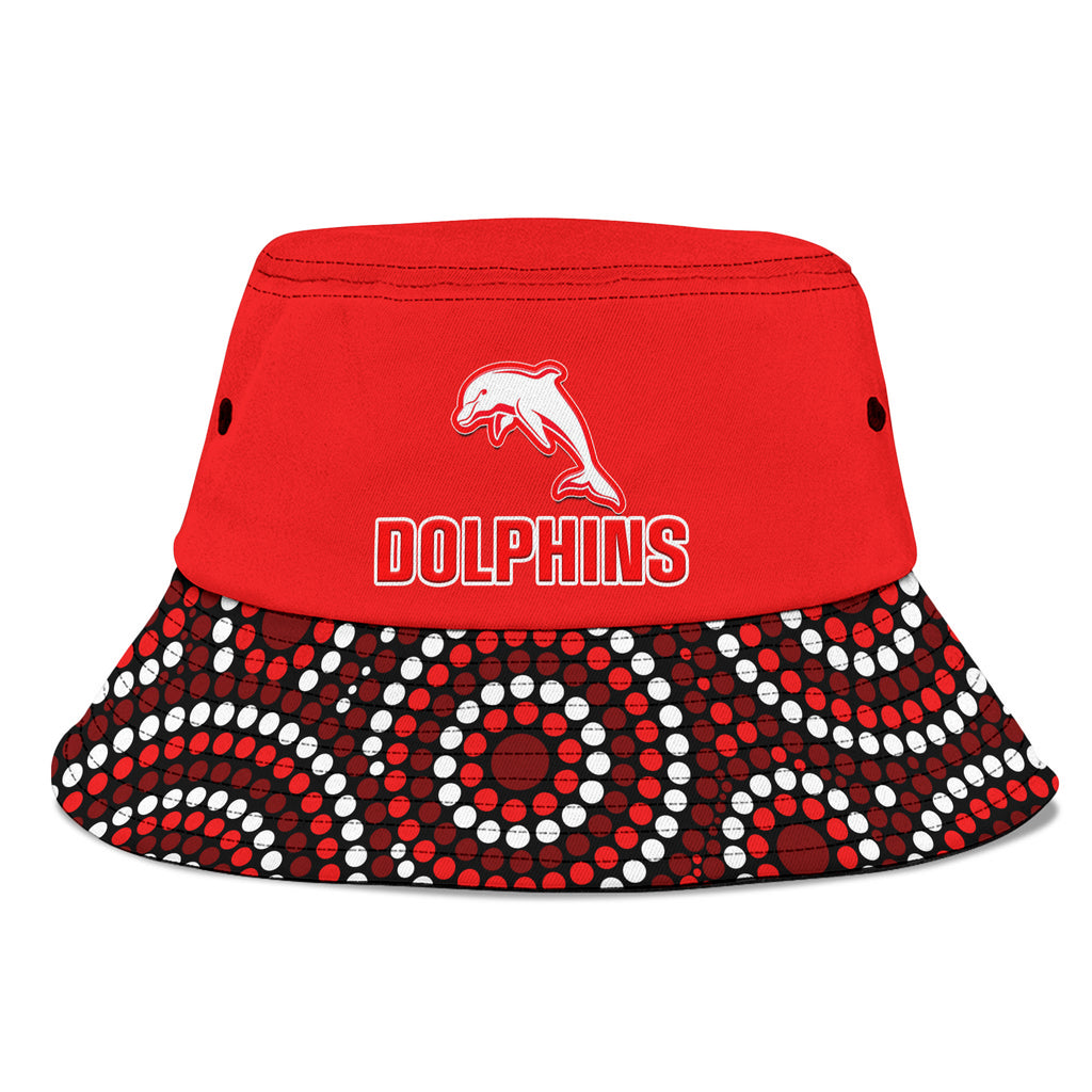dolphins-rugby-bucket-hat-2023-indigenous-art-unique-version