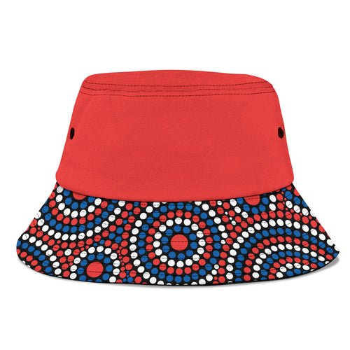 knights-rugby-bucket-hat-2023-indigenous-art-unique-version