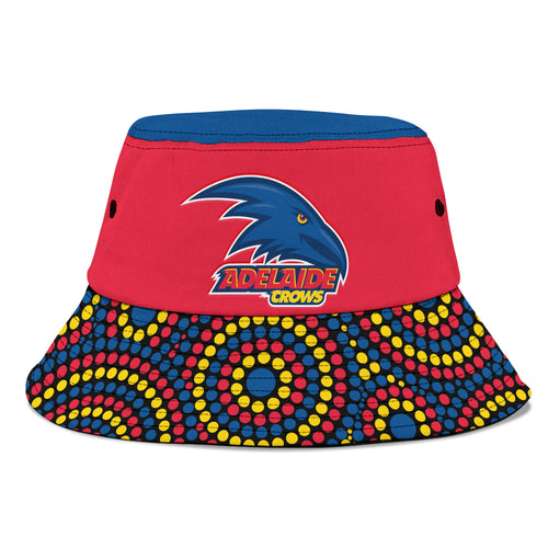 adelaide-crows-football-bucket-hat-2023-indigenous-art-unique-version