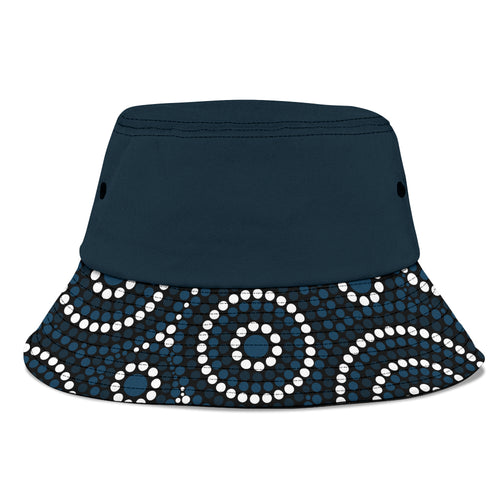 carlton-blues-football-bucket-hat-2023-indigenous-art-unique-version