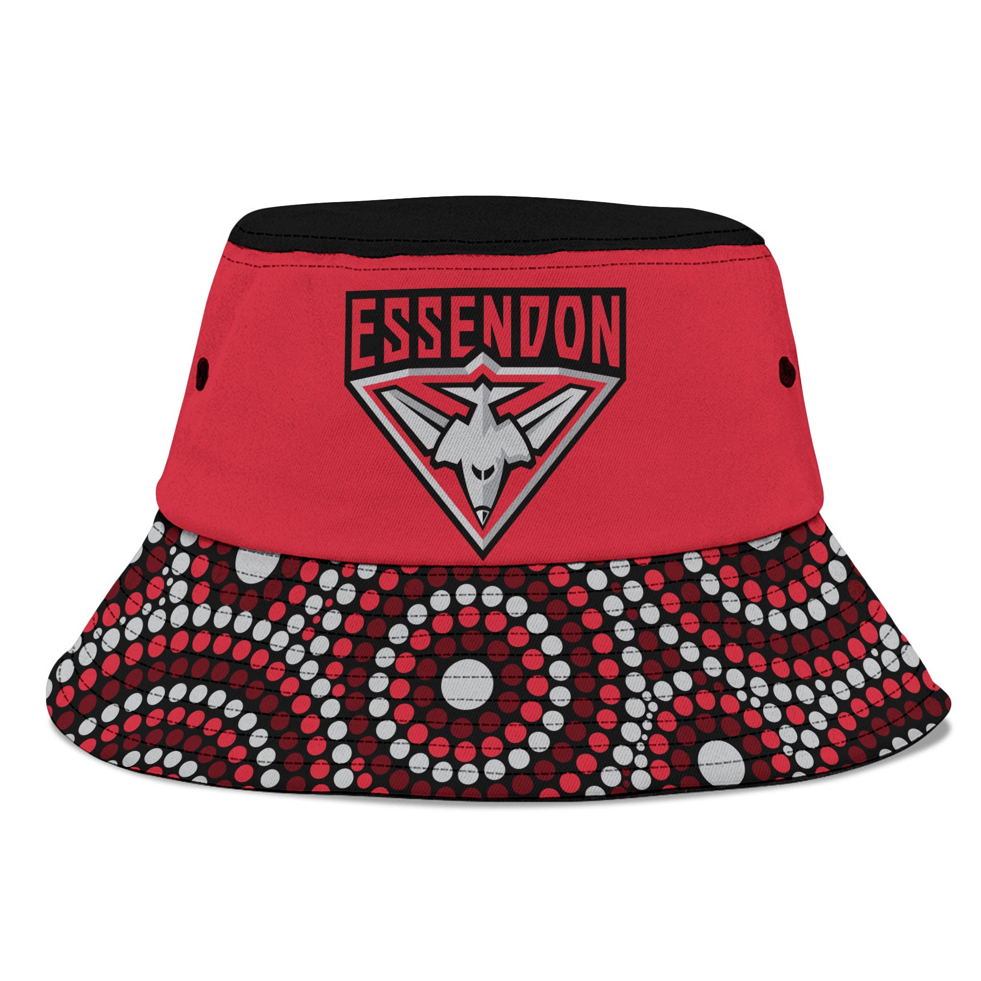 essendon-football-bucket-hat-2023-indigenous-art-unique-version
