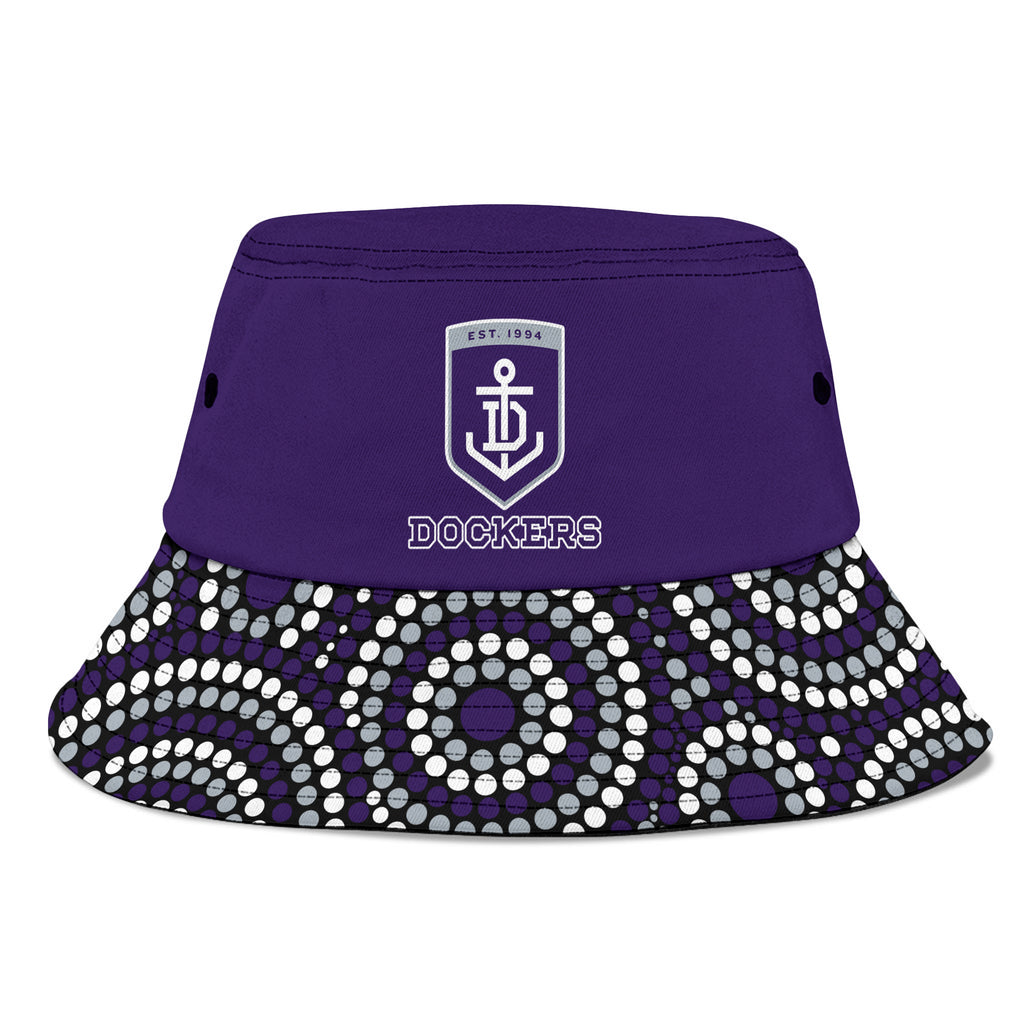 dockers-football-bucket-hat-2023-indigenous-art-unique-version
