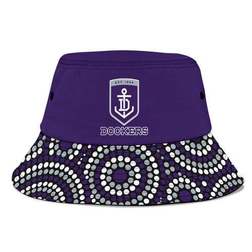 dockers-football-bucket-hat-2023-indigenous-art-unique-version