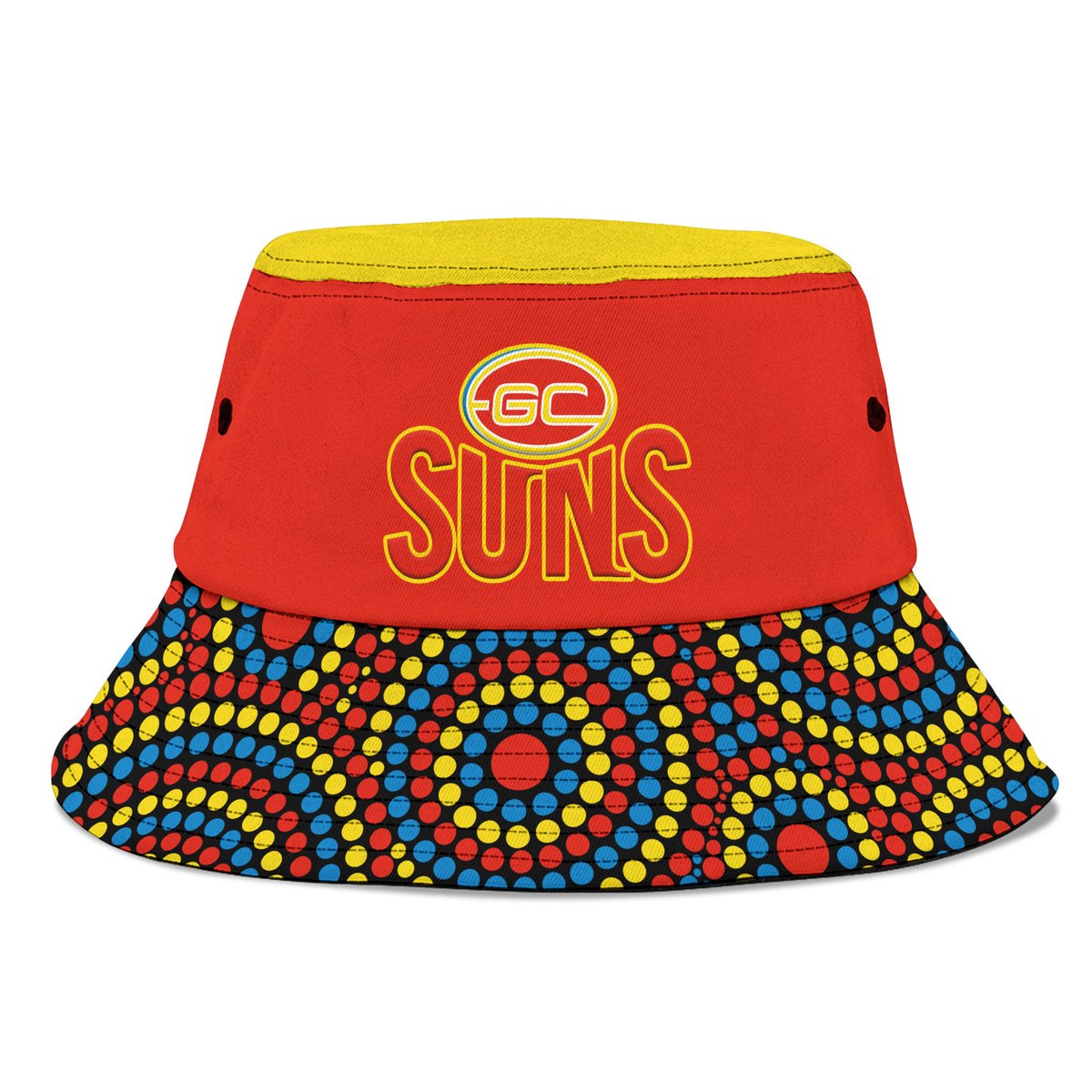 gold-coast-football-bucket-hat-2023-indigenous-art-unique-version