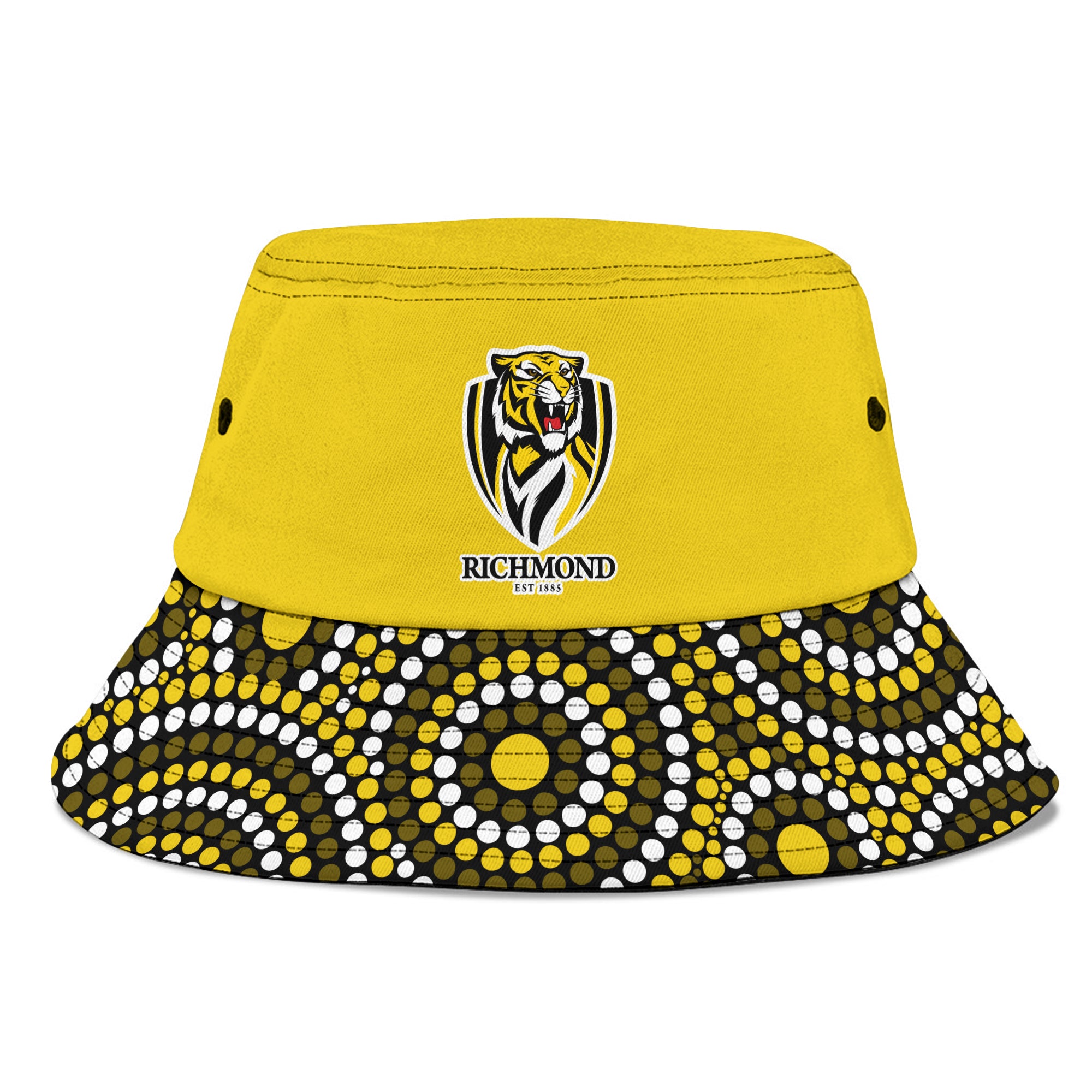 richmond-football-bucket-hat-2023-indigenous-art-unique-version