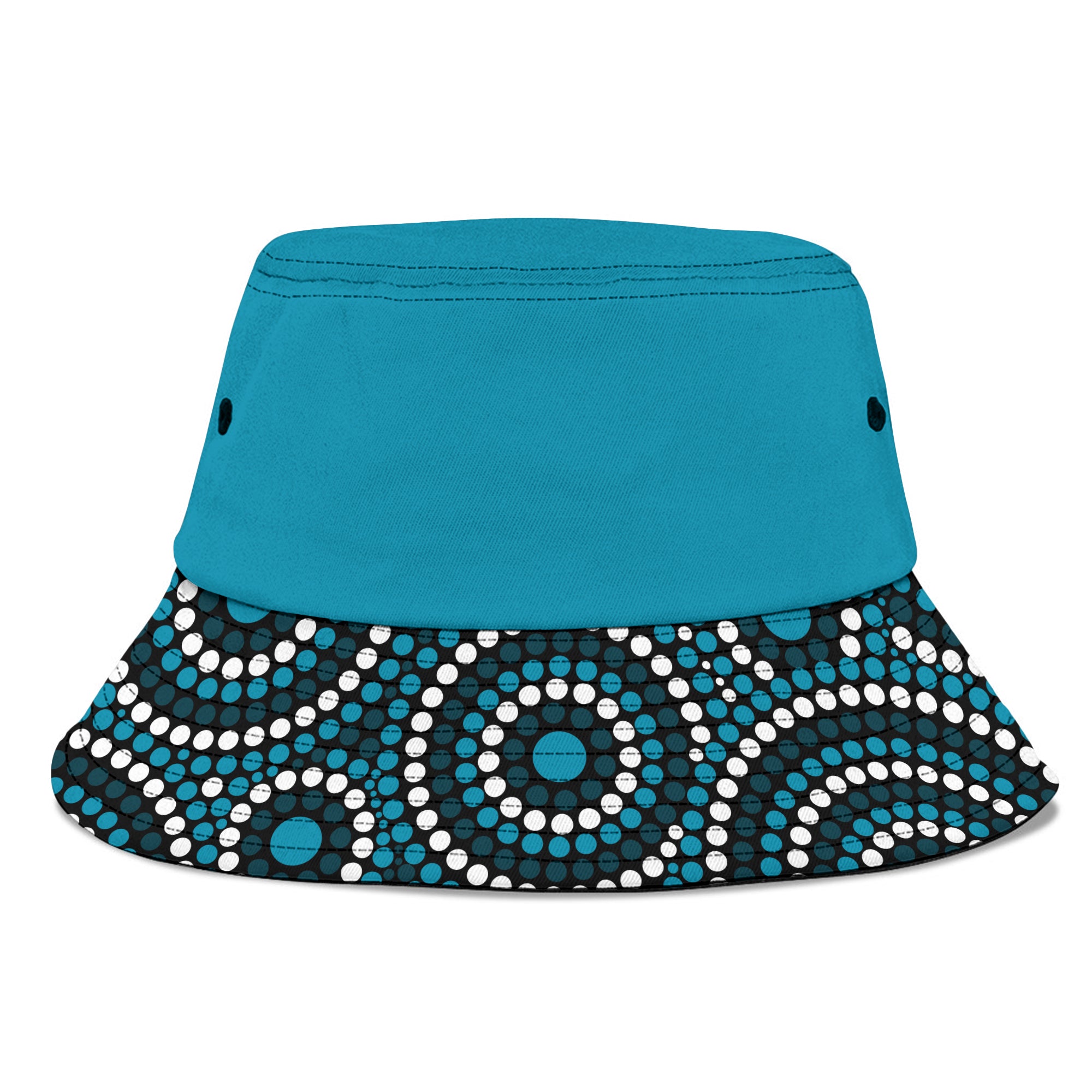 port-adelaide-football-bucket-hat-2023-indigenous-art-unique-version