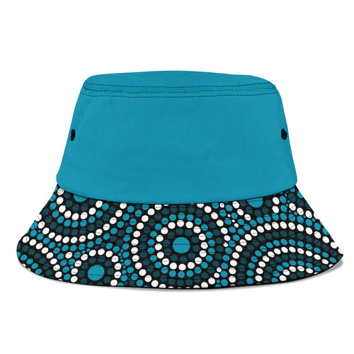 port-adelaide-football-bucket-hat-2023-indigenous-art-unique-version