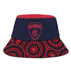 melbourne-demons-football-bucket-hat-2023-indigenous-art-unique-version