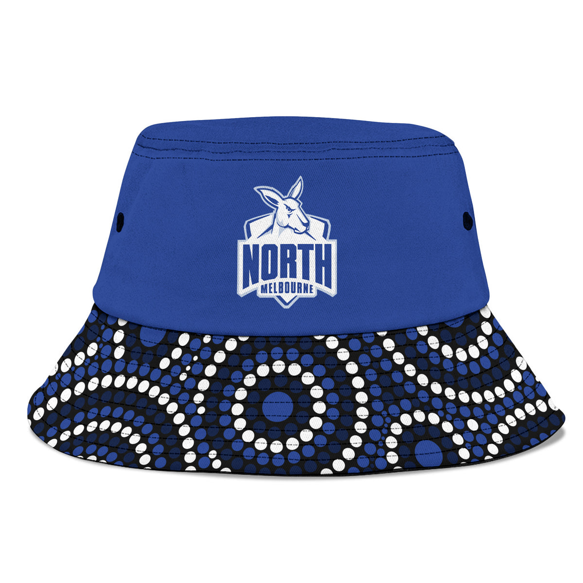 north-melbourne-football-bucket-hat-2023-indigenous-art-unique-version