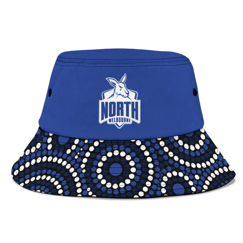 north-melbourne-football-bucket-hat-2023-indigenous-art-unique-version