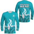 Brisbane Heat Indigenous Aboriginal Arts Long Sleeve Shirt LT9