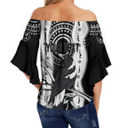 personalised-collingwood-magpies-aboriginal-off-shoulder-waist-wrap-top-artsy-vibes