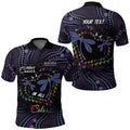 CUSTOMER REQUEST - 050825 Polo Shirt Dragonflies Aboriginal Art LT7