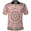 (Wintjalangu Power) Aussie Indigenous Polo Shirt Ceramic Arts LT7
