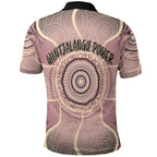 (Wintjalangu Power) Aussie Indigenous Polo Shirt Ceramic Arts LT7