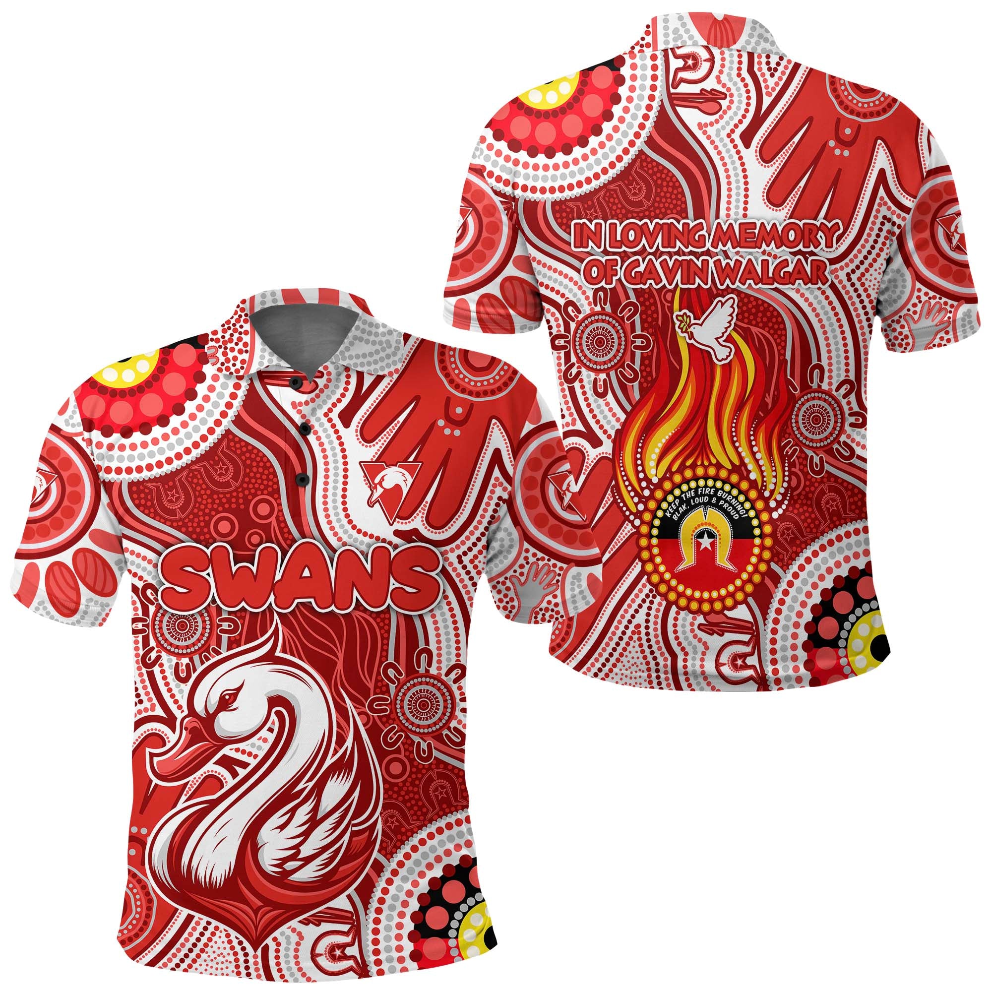 CUSTOMER REQUEST - Swans - 050924 Polo Shirt LT7