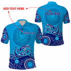 Personalised Aboriginal Dolphin Polo Shirt LT9