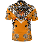 Wests Tiger Rugby Aboriginal Pattern Polo Shirt - LT2