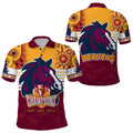 NRL Broncos Champions 2023 Polo Shirt LT9