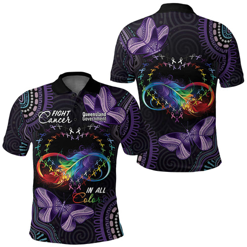 CUSTOMER REQUEST - 310525 Polo Shirt Fight Cancer In All Colors LT7