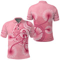 CUSTOMER REQUEST - 310525 - Breast Cancer Pink Polo Shirt LT7