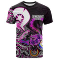 NAIDOC 2022 Aboriginal Lizard T Shirt Pink Style