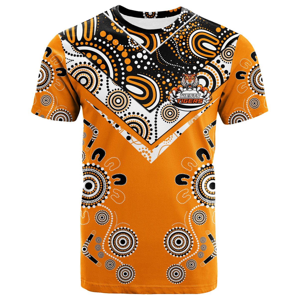 Wests Tiger Rugby Aboriginal Pattern