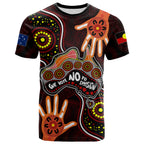 Australia Indigenous T Shirt We Vote NO To Division Aboriginal Map LT7