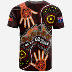 Australia Indigenous T Shirt We Vote NO To Division Aboriginal Map LT7