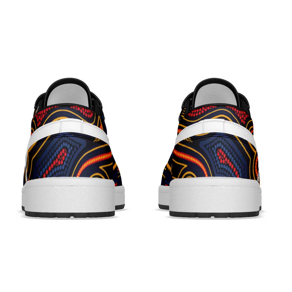 Adelaide Football 2026 Low Sneakers Aboriginal Art