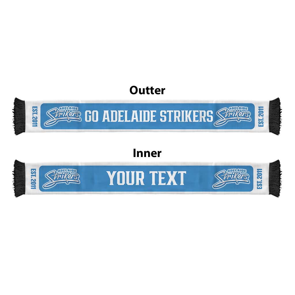 Adelaide Strikers Cricket Personalised Ruffneck Scarf 2026 Go Champions
