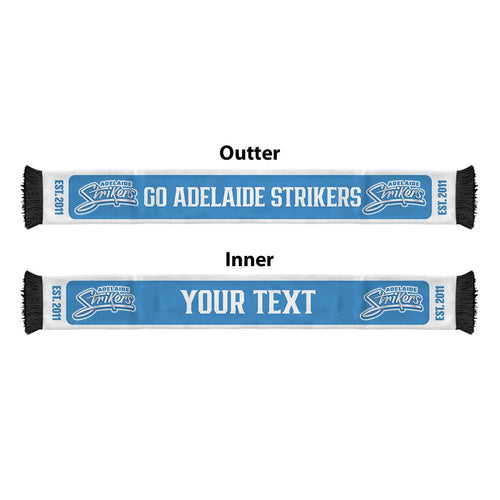 Adelaide Strikers Cricket Personalised Ruffneck Scarf 2026 Go Champions