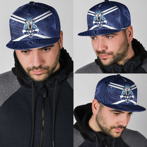 AFL Cats Football Snapback Cap Final Geelong Premiers Trophy Aboriginal - Aussie Hoodie