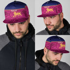 AFL Lions Football Snapback Cap Brisbane Fight For Victory Indigenous Art - Aussie Hoodie