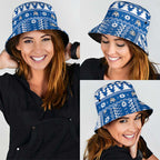 Angry Santa Bulldog Bucket Hat Christmas Rugby League Spirit - Aussie Hoodie