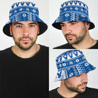 Angry Santa Bulldog Bucket Hat Christmas Rugby League Spirit - Aussie Hoodie