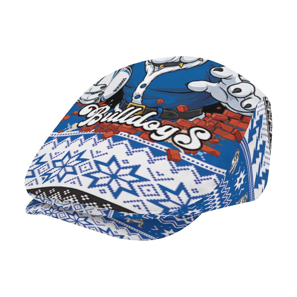 Angry Santa Bulldog Jeff Hat Christmas Rugby League Spirit - Aussie Hoodie