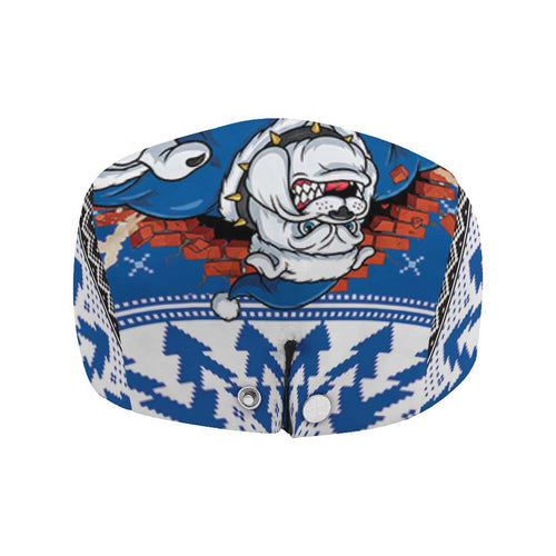 Angry Santa Bulldog Jeff Hat Christmas Rugby League Spirit - Aussie Hoodie