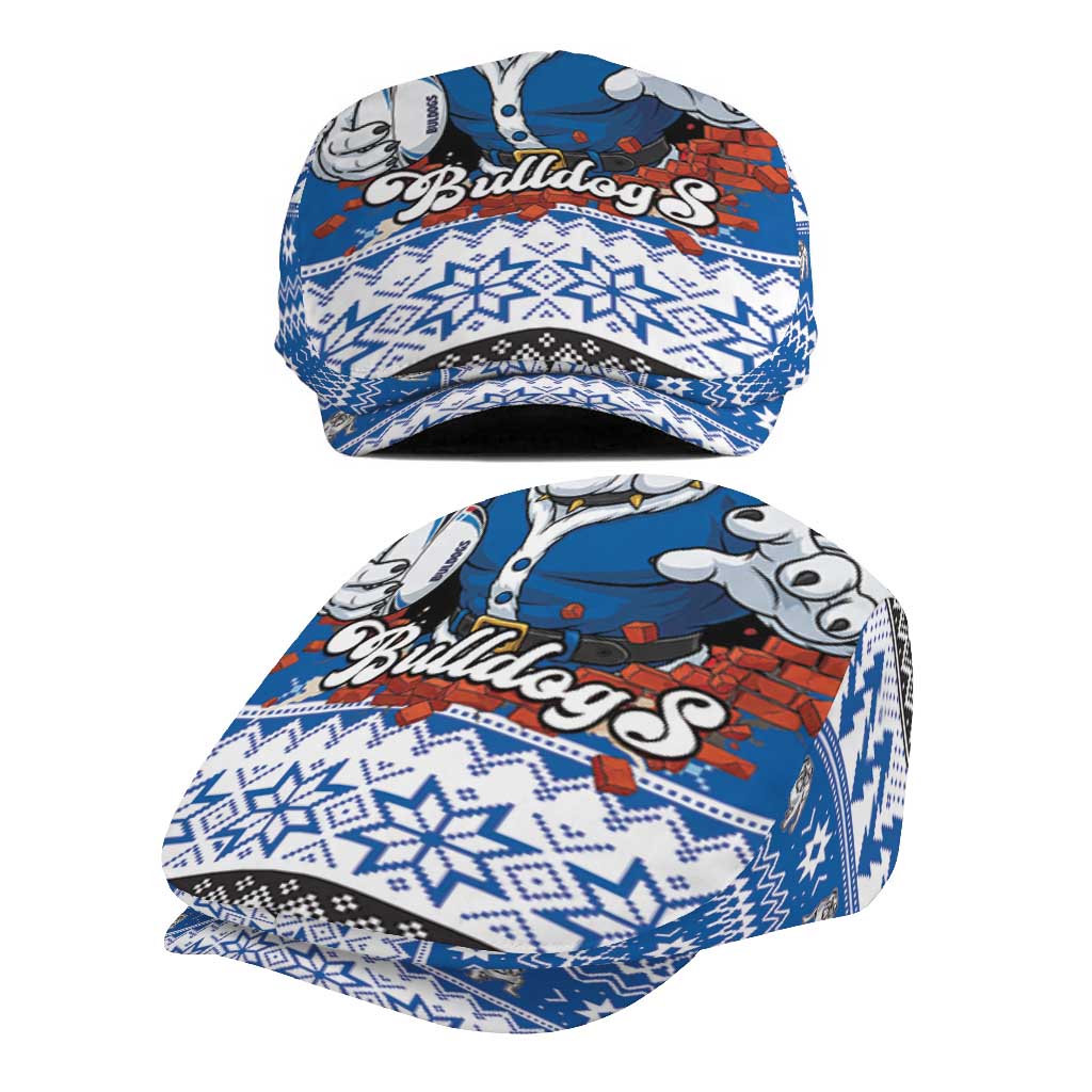 Angry Santa Bulldog Jeff Hat Christmas Rugby League Spirit - Aussie Hoodie