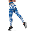 Angry Santa Bulldog Leggings Christmas Rugby League Spirit - Aussie Hoodie