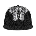Aotearoa Kowhaiwhai Poutama Black Motif Snapback Cap