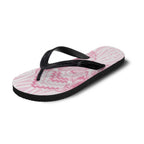 Aotearoa Kowhaiwhai Poutama Pink Motif Flip Flops