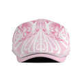 Aotearoa Kowhaiwhai Poutama Pink Motif Jeff Hat