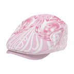 Aotearoa Kowhaiwhai Poutama Pink Motif Jeff Hat
