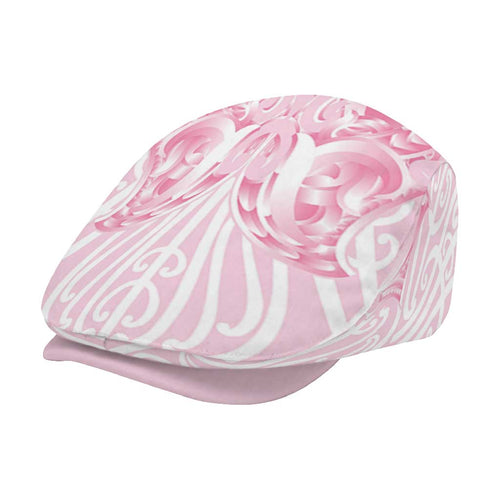 Aotearoa Kowhaiwhai Poutama Pink Motif Jeff Hat