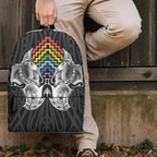 Aotearoa Kowhaiwhai Poutama Rainbow Motif Backpack