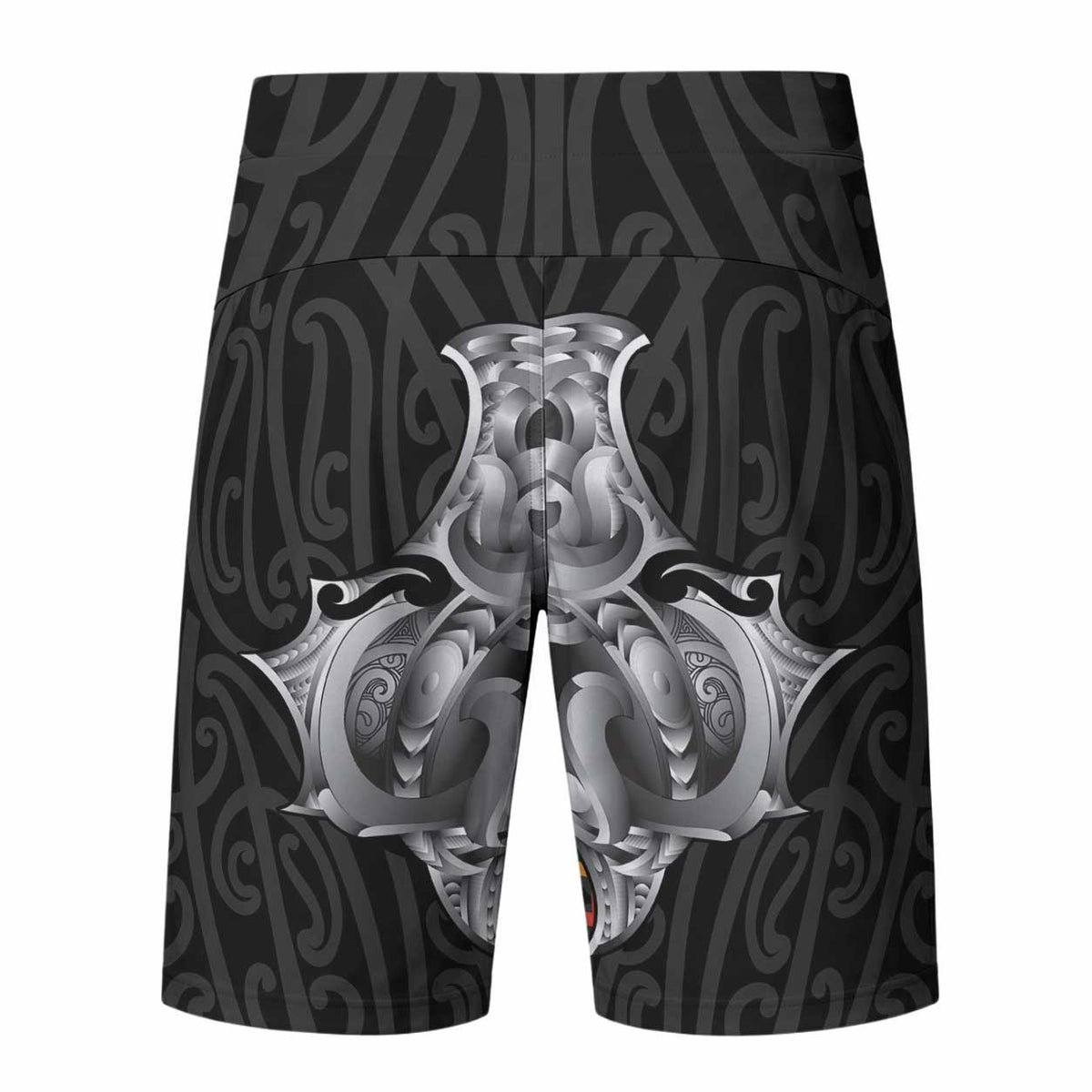 Aotearoa Kowhaiwhai Poutama Rainbow Motif Board Shorts