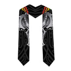 Aotearoa Kowhaiwhai Poutama Rainbow Motif Graduation Stole