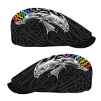 Aotearoa Kowhaiwhai Poutama Rainbow Motif Jeff Hat