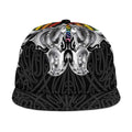Aotearoa Kowhaiwhai Poutama Rainbow Motif Snapback Cap